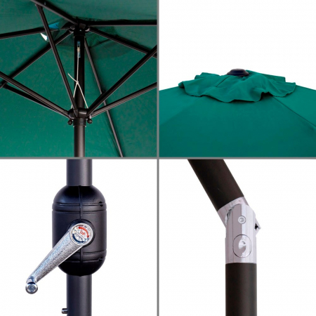 umbrela-monty-inclinabila-verde-300cm-6brate-manivela-inclinare [2]