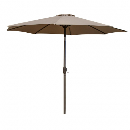 Mobilier Gradina - umbrela-tessa-rotunda-300cm-taupe-design-minimalist