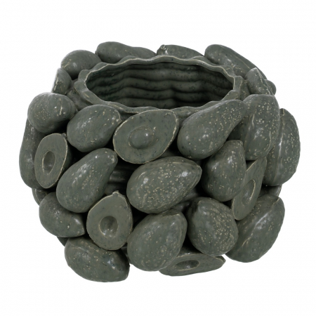MEGA PROMOTII - Vas Decorativ Verde Gri CreativDeco - Accent de Lux pentru Decor Interior