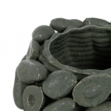 Vas Decorativ Verde Gri CreativDeco - Accent de Lux pentru Decor Interior [2]