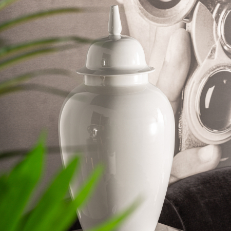 Vas decorativ ceramica alba|Vase provensale [2]