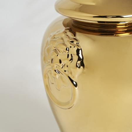 Vas decorativ Art Deco ceramica aurie|Vase decorative luxoase [1]