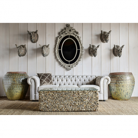 Vas decorativ unicat vintage ceramica bej|Vase decorative elegante [4]