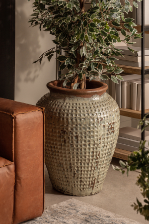 Vas decorativ clasic ceramica verde|Vaze decorative naturale [4]