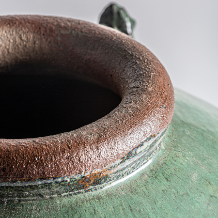 Vas decorativ vintage ceramica nuante inchise|Vaze decorative dramatice [2]