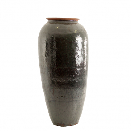 Vas decorativ unicat ceramica verde|Vase decorative coloniale [1]