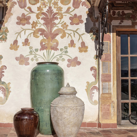 Vas decorativ unicat ceramica verde|Vase decorative coloniale [3]
