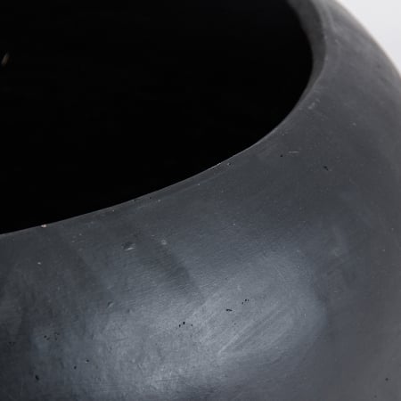 Vas decorativ teracota neagra colonial|Vase decorative unicat [1]