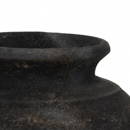 Vaza Neagra Patinata CreativDeco - Piesa Ideala pentru Decoruri Industriale [3]
