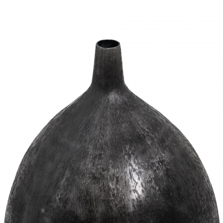 Vas negru aluminiu decor modern inalt [3]