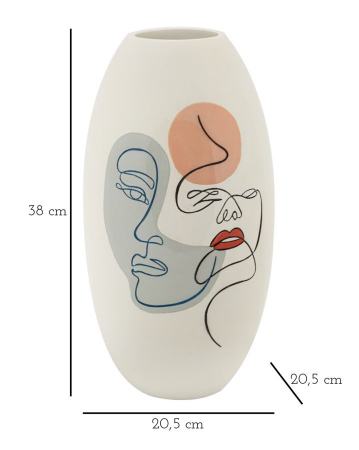 Vaza Cu Accente De Culoare CreativDeco - Decor Artistic Si Modern [5]