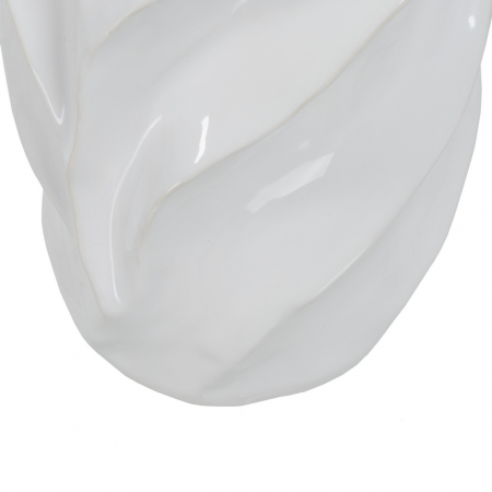 Vaza Alba Sculpturala CreativDeco - Piesa de Design pentru Flori [5]