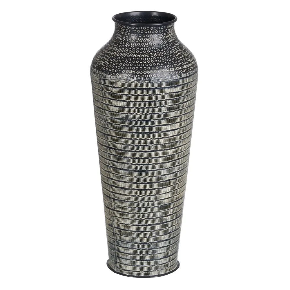Vaze - Vaza neagra antichizata cu model fin | Decoratiuni clasice