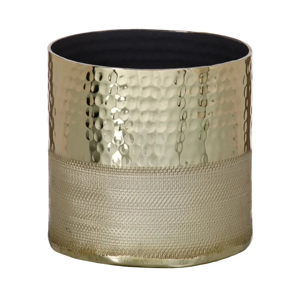 MEGA PROMOTII - Vaza aurie cu textura unica | Accesorii decorative elegante