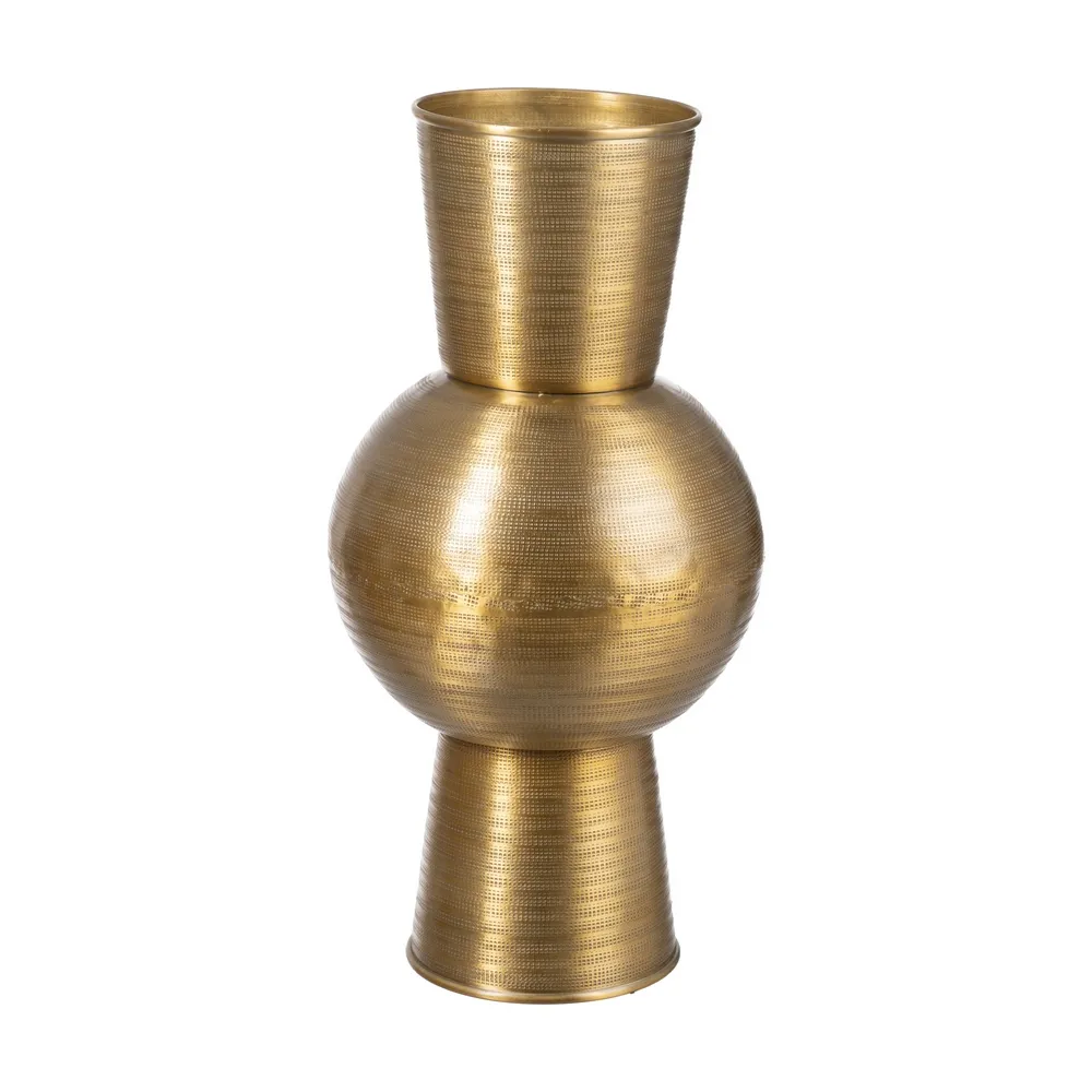 Vaze - Vaza eleganta din metal auriu | Obiecte decorative premium