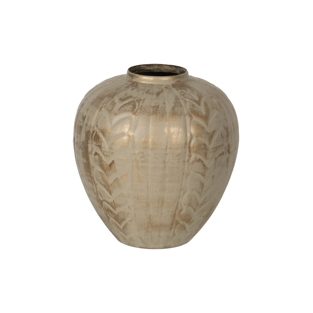 Vaze - Vaza aurie cu model inspirat din natura | Piese decorative