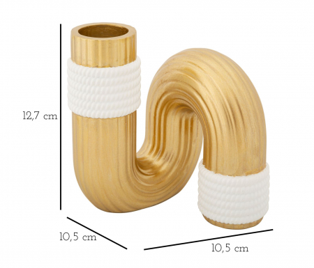 Vaza Unica Aurie CreativDeco - Design De Lux Pentru Casa [4]