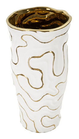 Vaza alba ceramica design abstract | CreativDeco [1]