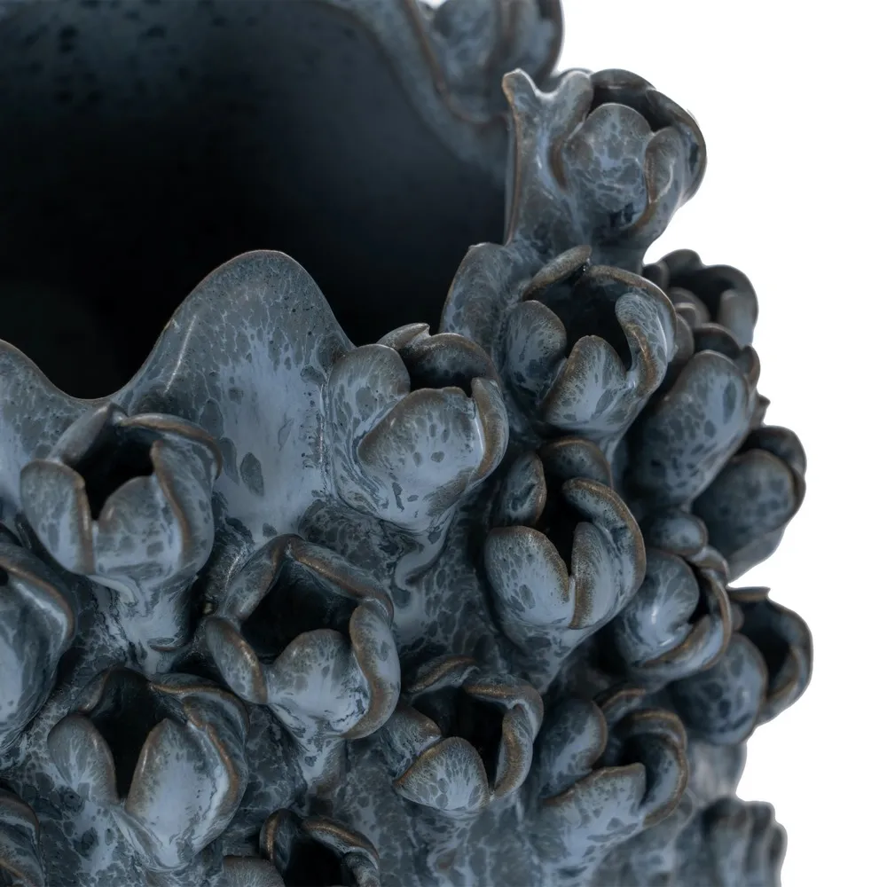Vaza Ceramica Blue, albastra - creativdeco.ro [4]