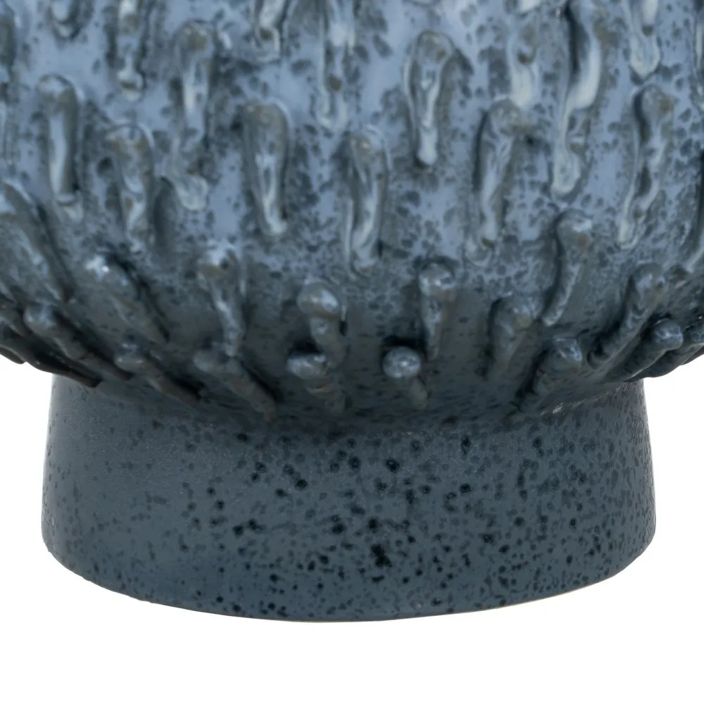 Vaza Ceramica Blue Mica, albastra - creativdeco.ro [5]