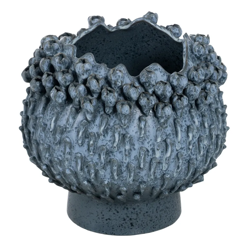 Vaze - Vaza Ceramica Blue Mica, albastra - creativdeco.ro