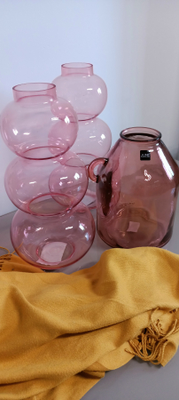 Vaza roz tip borcan cu maner, Cyl|creativdeco [3]