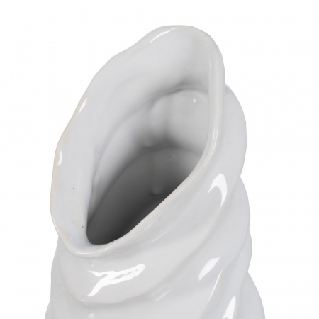 Vaza ceramica alba subtire decor nordic [3]