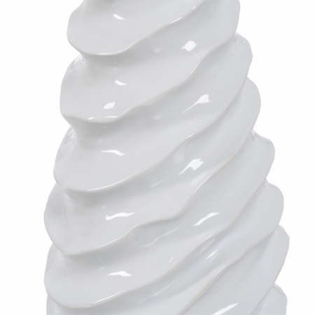 Vaza ceramica alba subtire decor nordic [4]