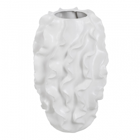 MEGA PROMOTII - Vaza ceramica alba moderna decor elegant