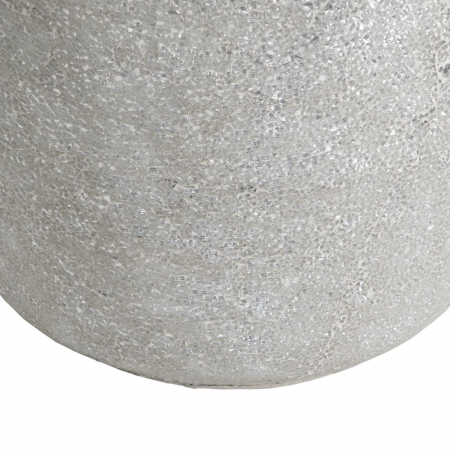 Vaza alba sculpturala fibra decor moderna [7]