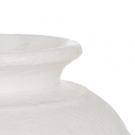 Vaza alba fibrociment moderna decor natur [3]