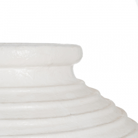 Vaza alba mare fibrociment decor industrial [4]