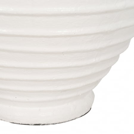 Vaza alba mare fibrociment decor industrial [7]