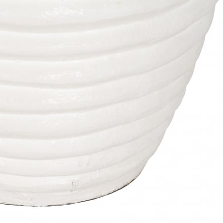 Vaza alba mare fibrociment decor contemporan [7]