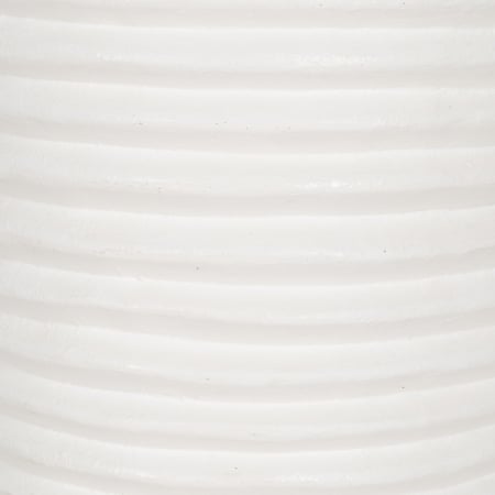 Vaza alba mare fibrociment decor contemporan [5]