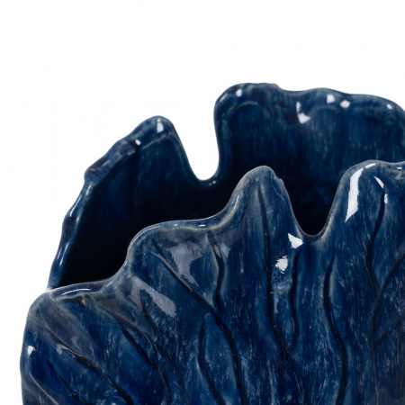 Vaza Albastra Sculpturala CreativDeco - Accent Decorativ Modern Pentru Casa [2]