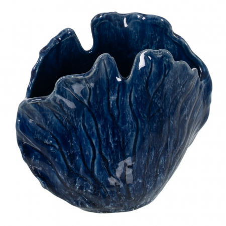 Accesorii decorative - Vaza Albastra Sculpturala CreativDeco - Accent Decorativ Modern Pentru Casa