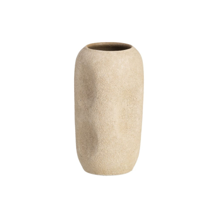 Vaze - Vază decorativă ceramică bej aspect piatră formă cilindrică