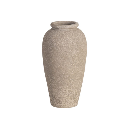 Vaze - Vază decorativă ceramică crem formă rotunjită