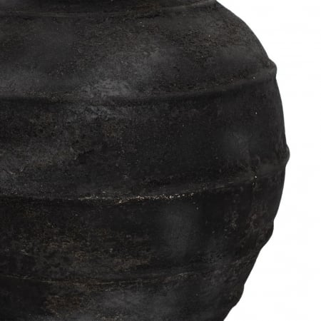 Vaza gri medie fibrociment decor modern [5]