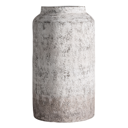 Obiecte decorative - Vază decorativă înaltă din fibrociment texturat Tignes