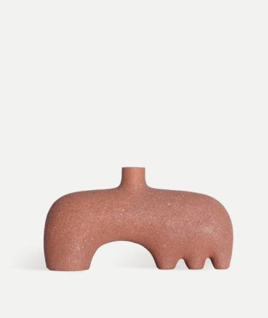 Obiecte decorative - Vază terracotta decor modern sculptural Milo – imagine principală