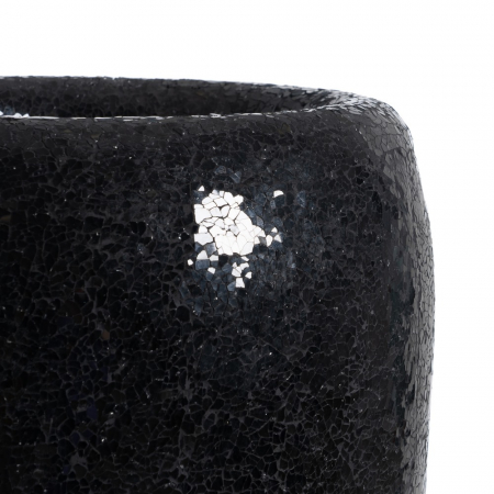 Vaza neagra mare moderna decor sculptural [5]
