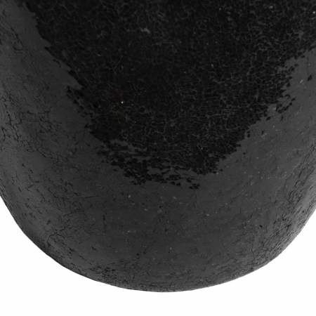 Vaza neagra moderna geometrica fibra decor [7]