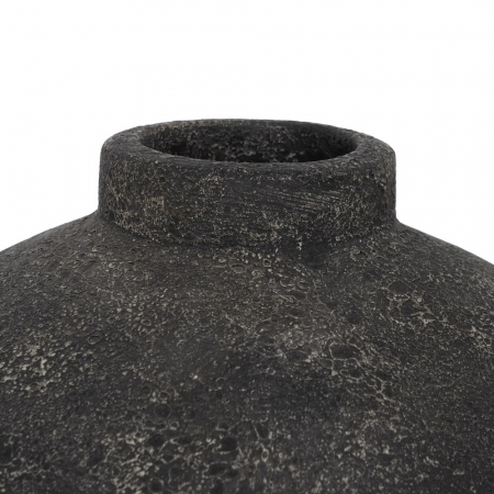 Vaza Neagra Patinata CreativDeco - Element Rustic si Elegant pentru Decor [4]