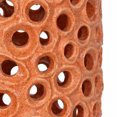 Vaza portocalie ceramica pentru decor modern|Vaze vibrante pentru interioare expresive [4]
