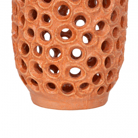 Vaza portocalie ceramica pentru decor modern|Vaze vibrante pentru interioare expresive [5]