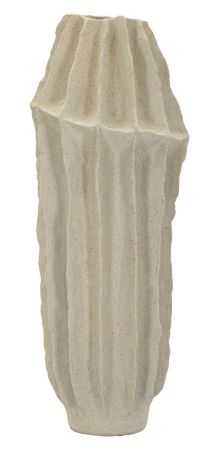 Obiecte decorative - Vază decorativă stil japandi textură nisipie