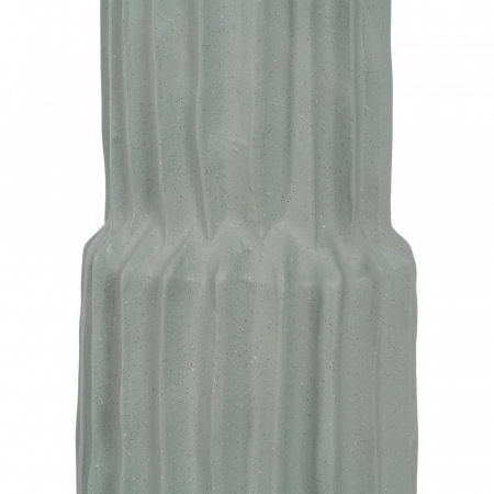 Vaza ceramica verde inalta decor botanic [4]