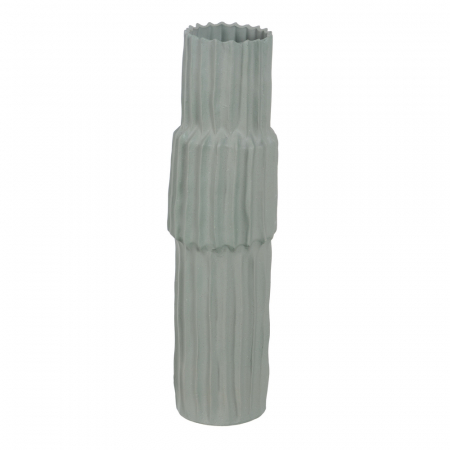 Vaze inalte de podea - Vaza ceramica verde inalta decor botanic